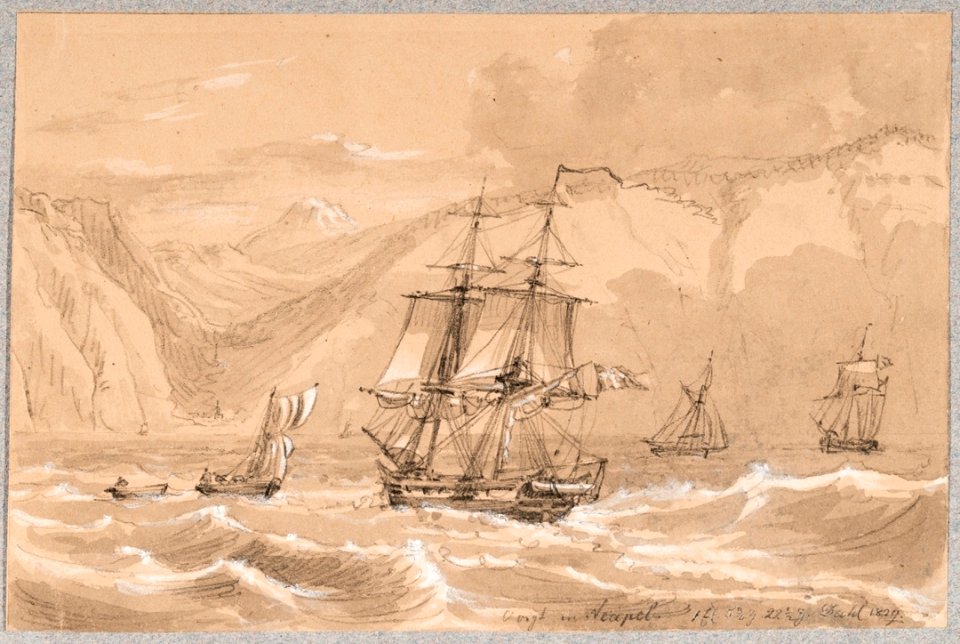 Johan Christian Dahl - Sea View - Sjøbilde - KODE Art Museums and Composer Homes - BB.B.00408