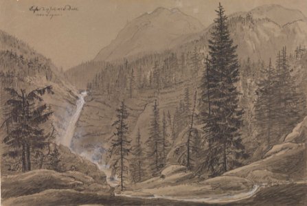 Johan Christian Dahl - Lifoss, Telemark - Nasjonalmuseet - NG.K&H.B.02720