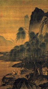 Dai Jin-Dropping a Fishing Line on the Bank of the Wei River