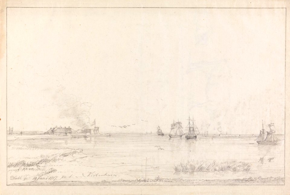 Johan Christian Dahl - Ved Øresund - Nasjonalmuseet - NG.K&H.B.02655