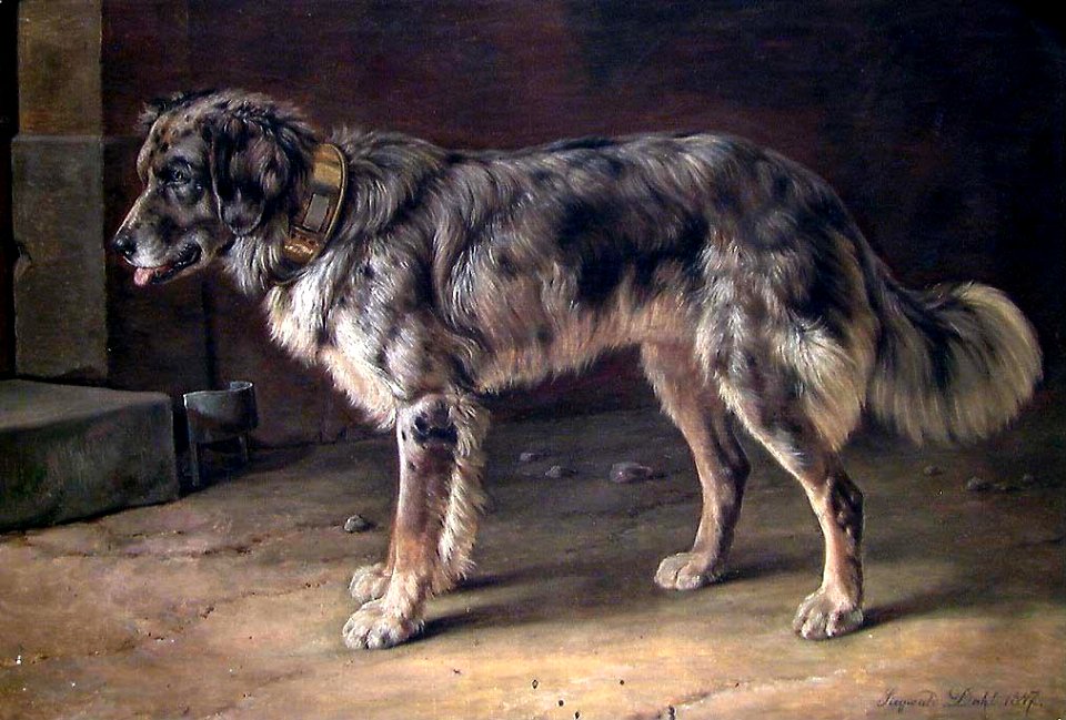 Siegwald Dahl - A Dog - NG.M.00720 - National Museum of Art, Architecture and Design