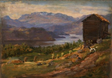Siegwald Dahl - Hjelle in Valdres - NG.M.01204 - National Museum of Art, Architecture and Design