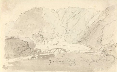 Johan Christian Dahl - Vue de Måbødalen - Fra Måbødalen - Nasjonalmuseet - NG.K&H.B.02171