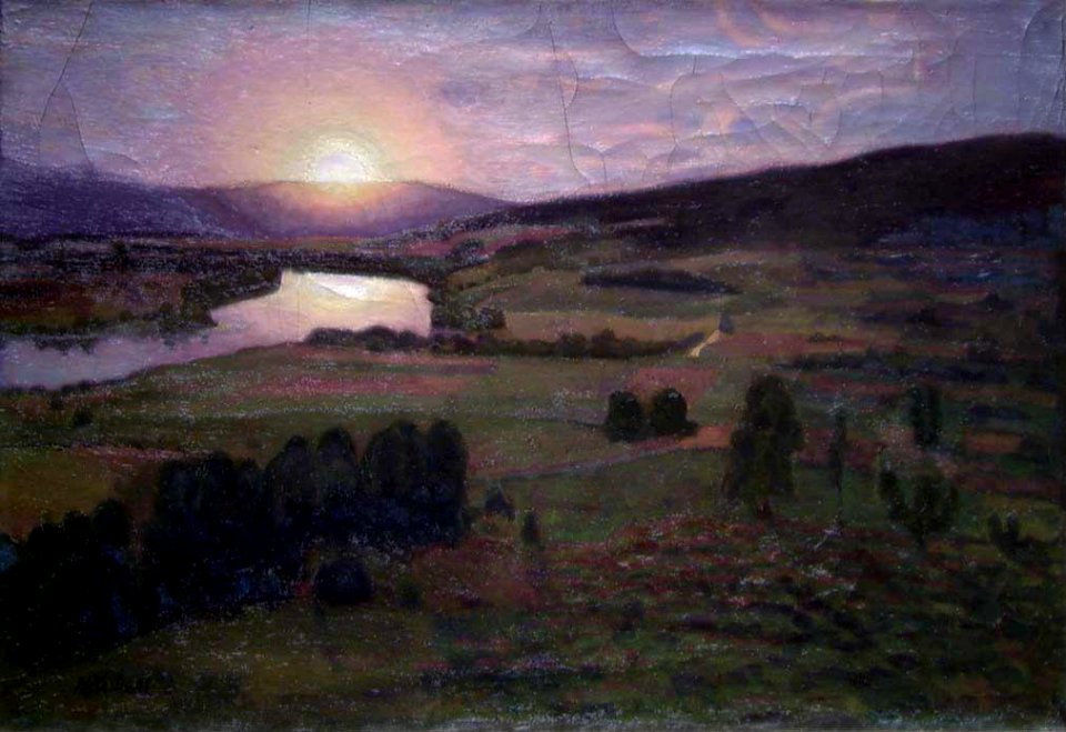 Nils Alstrup Dahl - Sunset - NG.M.00890 - National Museum of Art, Architecture and Design