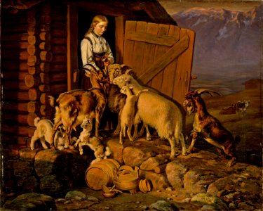 Siegwald Dahl - The Animals are given Salt - NG.M.00721 - National Museum of Art, Architecture and Design