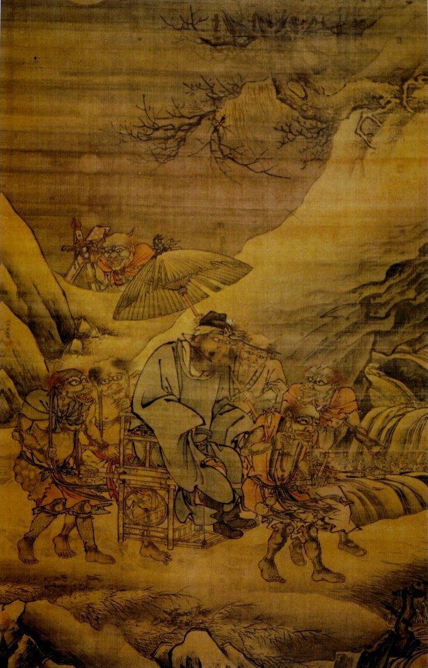 Dai Jin. The Night Excursion of Zhong Kui. 189,7x120,2. Palace Museum, Beijing