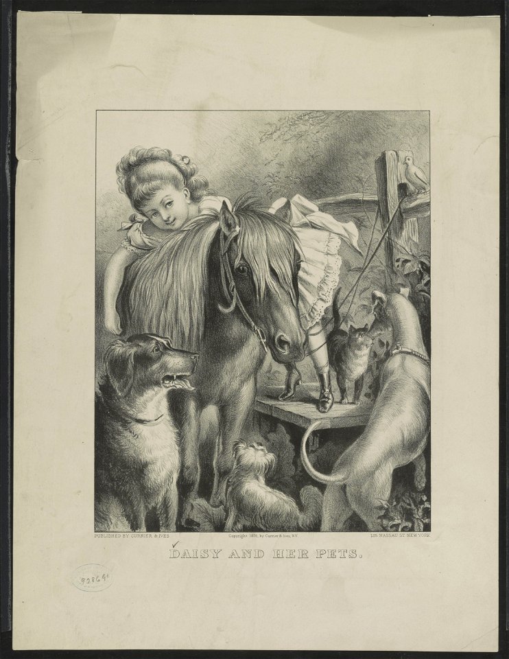 Daisy and her pets LCCN91723946