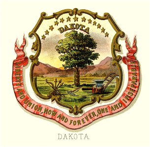 Dakota territory coat of arms (1876, restored TIF)