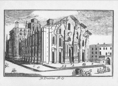Dal Re, Marc'Antonio (1697-1766) - Vedute di Milano - 09 - Il Duomo - ca. 1745