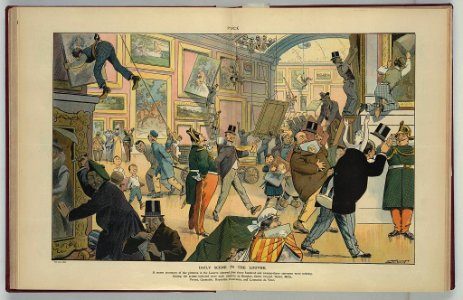 Daily scene in the Louvre - Ehrhart. LCCN2011649072