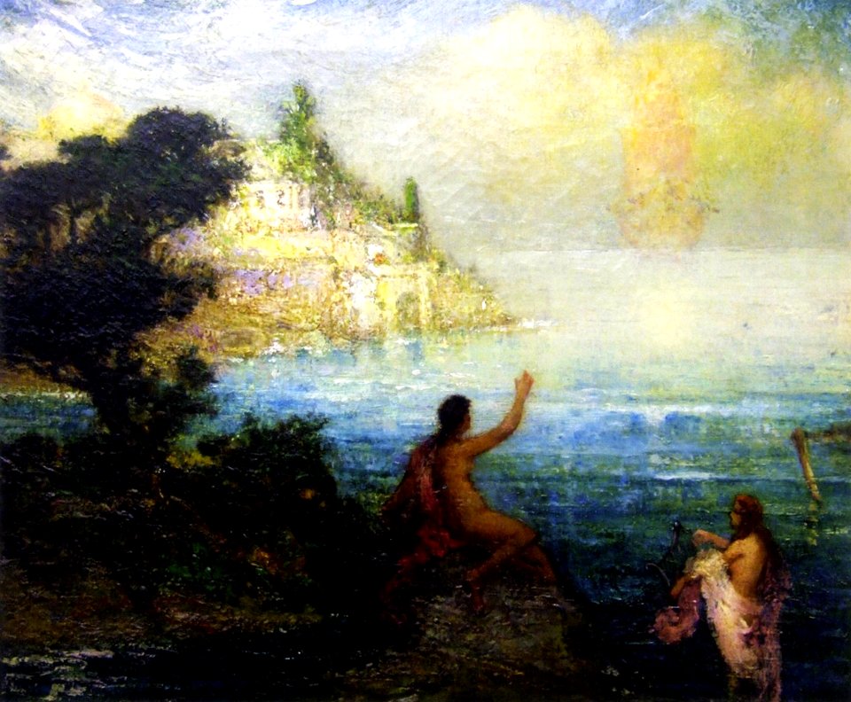 Elliott Daingerfield - Lotus Land (c.1920)