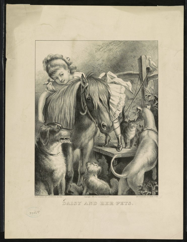 Daisy and her pets LCCN91723946