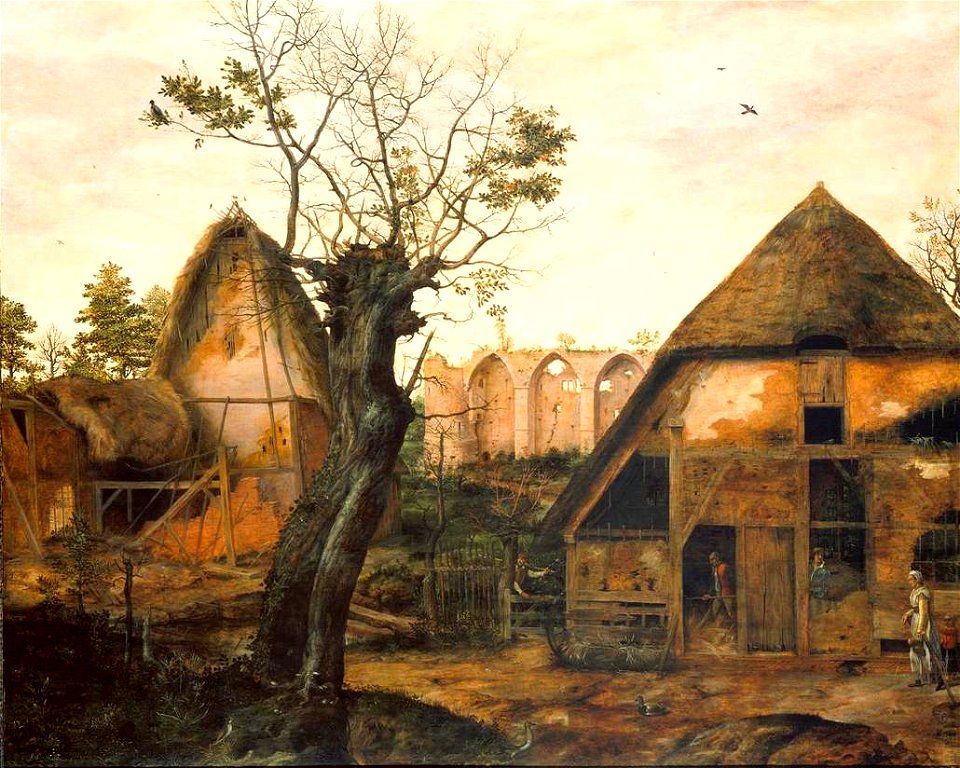 Cornelis van Dalem - Landscape with Farm