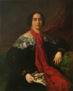 Dama española (Retrato de una dama desconocida) - Vicente López y Portaña