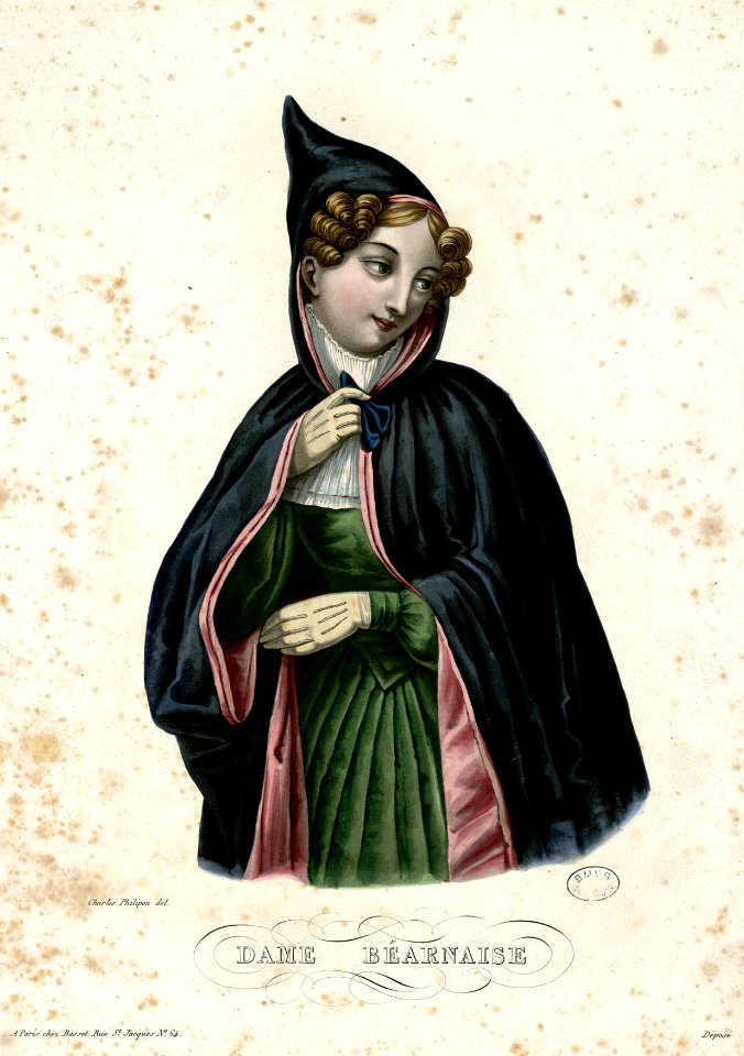 Dame béarnaise - Fonds Ancely - B315556101 A PHILIPON 002
