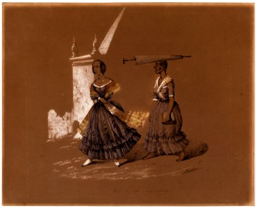 Dame de Rio - et sa suivante, da Coleção Brasiliana Iconográfica