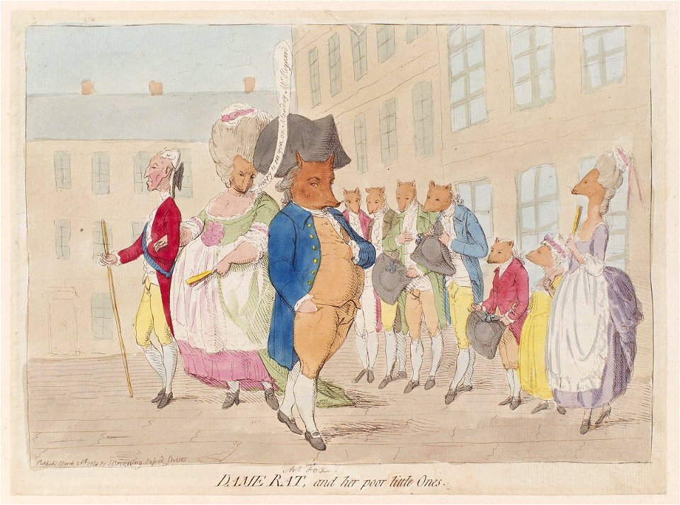 Dame rat, and her poor little ones by J. Browning