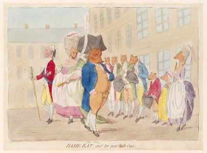 Dame rat, and her poor little ones by J. Browning