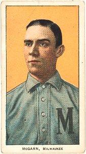 Dan McGann, Milwaukee Team, baseball card portrait LCCN2008677001