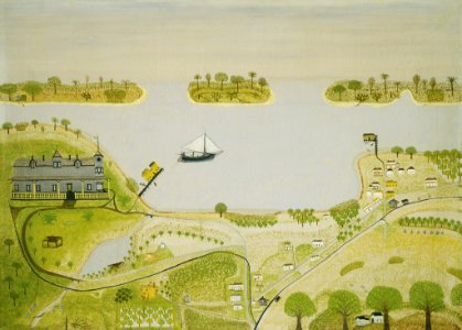 Dana Smith - Southern Resort Town - 1971.83.11 - National Gallery of Art