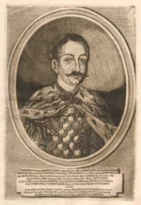 Daminik Mikałaj Radzivił. Дамінік Мікалай Радзівіл (H. Lajbovič, 1758)