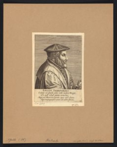 Damhoudere, Joost de 1587 print by Philip Galle, S.III 55104, Prints Department, Royal Library of Belgium