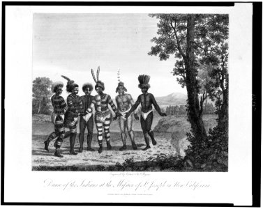 Dance of the Indians of the Mission of St. Joseph in New California - engraved by Letitia & Elizh. Byrne. LCCN96512640