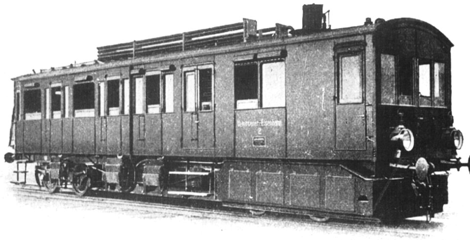Dampftriebwagen UeE 2 Borsig (1908) 01