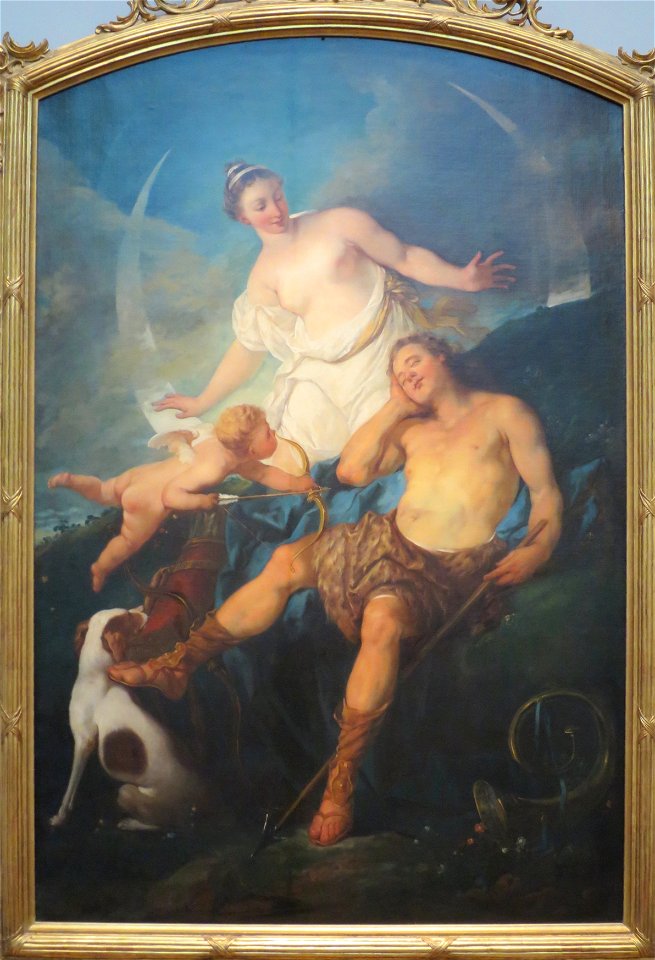 Michel Francois Dandre Bardon - Diana and Endymion, 1726