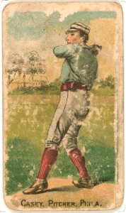 Dan Casey, Philadelphia Quakers, baseball card portrait LCCN2007680776