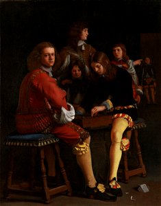 Damspelers Rijksmuseum SK-A-2574