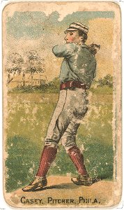 Dan Casey, Philadelphia Quakers, baseball card portrait LCCN2007680776