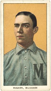 Dan McGann, Milwaukee Team, baseball card portrait LCCN2008677001