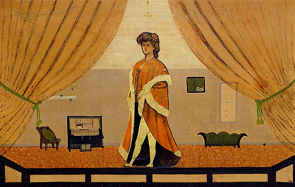 Dana Smith - Woman in Interior - 1986.65.139 - Smithsonian American Art Museum