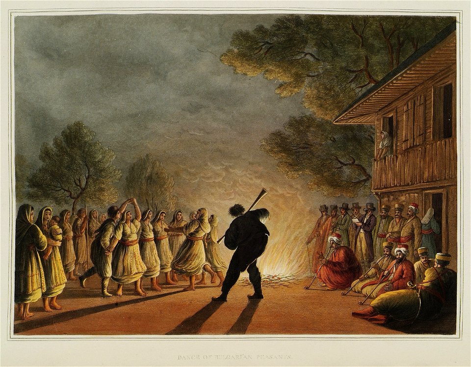 Dance of Bulgarian peasants - Mayer Luigi - 1810