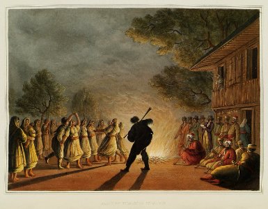 Dance of Bulgarian peasants - Mayer Luigi - 1810