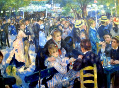 Dance at Le Moulin de la Galette, Musée d'Orsay, 3 July 2007
