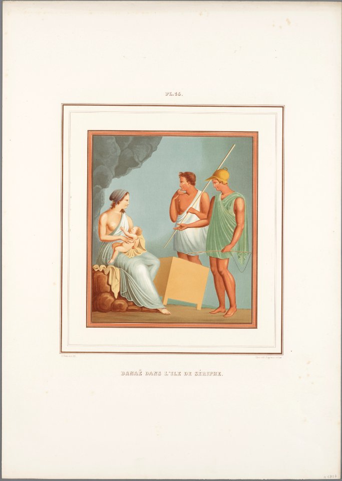 Danaë dans l'ile de sériphe, objectnr A 12826