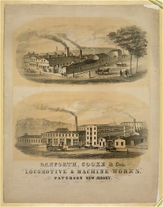 Danforth, Cooke & C.'s Locomotive & machine works. Paterson New Jersey LCCN2003680601