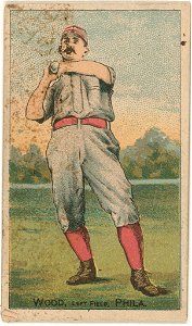 Dandy Wood, Philadelphia Quakers, baseball card portrait LCCN2007680779