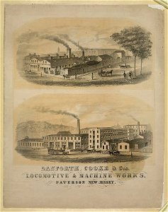 Danforth, Cooke & C.'s Locomotive & machine works. Paterson New Jersey LCCN2003680601