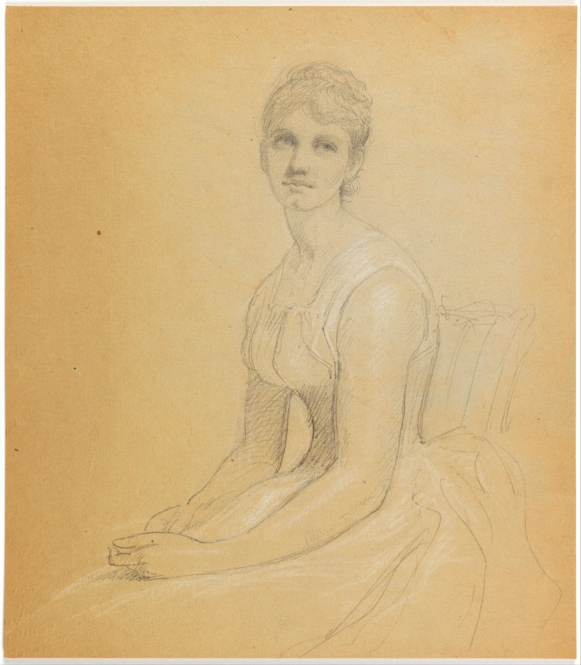 Daniel Huntington - Sketch for Portrait of a Woman - Google Art Project