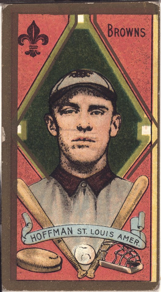 Daniel J. Hoffman, St. Louis Browns, baseball card portrait LCCN2008677900
