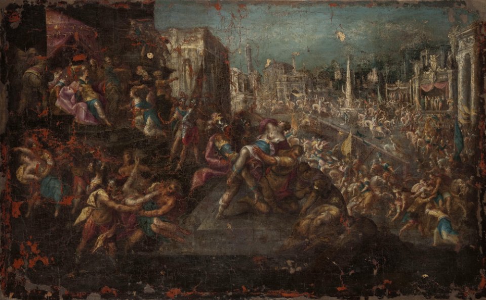 Daniel Kondratowicz - Abduction of the Sabine women - MP 3416 MNW - National Museum in Warsaw