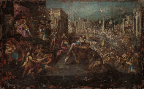 Daniel Kondratowicz - Abduction of the Sabine women - MP 3416 MNW - National Museum in Warsaw