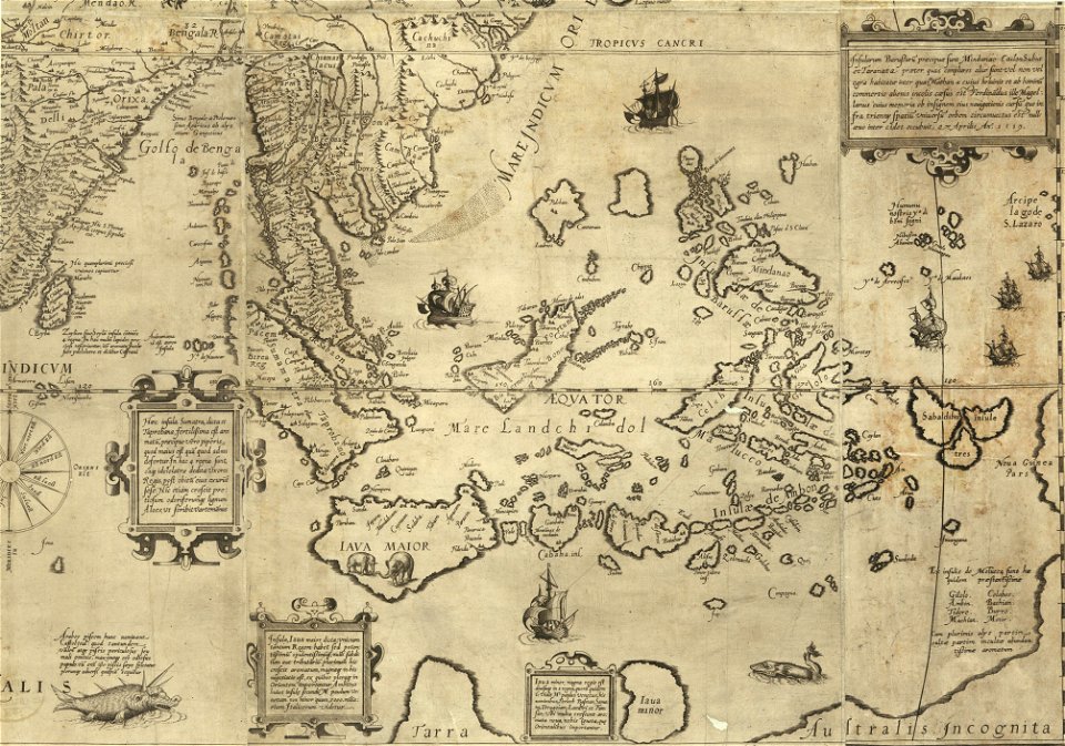 Daniel Keller. Asiae nova descriptio (Antwerpen, 1590).RD
