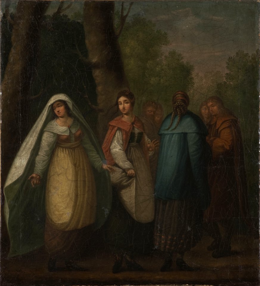 Daniel Kondratowicz - Gathering of ancient Polish women - MP 3413 MNW - National Museum in Warsaw