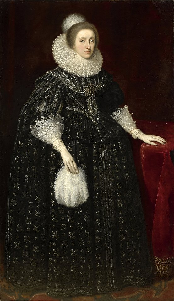 Daniel Mytens (c. 1590-1647) - Elizabeth, Queen of Bohemia (1596-1662) - RCIN 400094 - Royal Collection