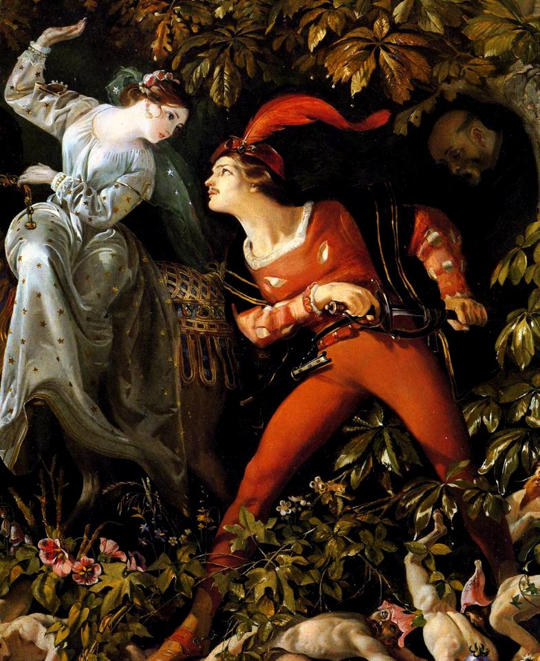 Daniel Maclise - A Scene from 'Undine' (detail) - WGA13807