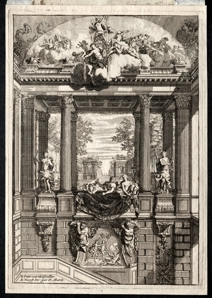 Daniel Marot (French, 1655-1718) - Staircase at the Palace of Voorst in Holland - 1973.1073 - Cleveland Museum of Art